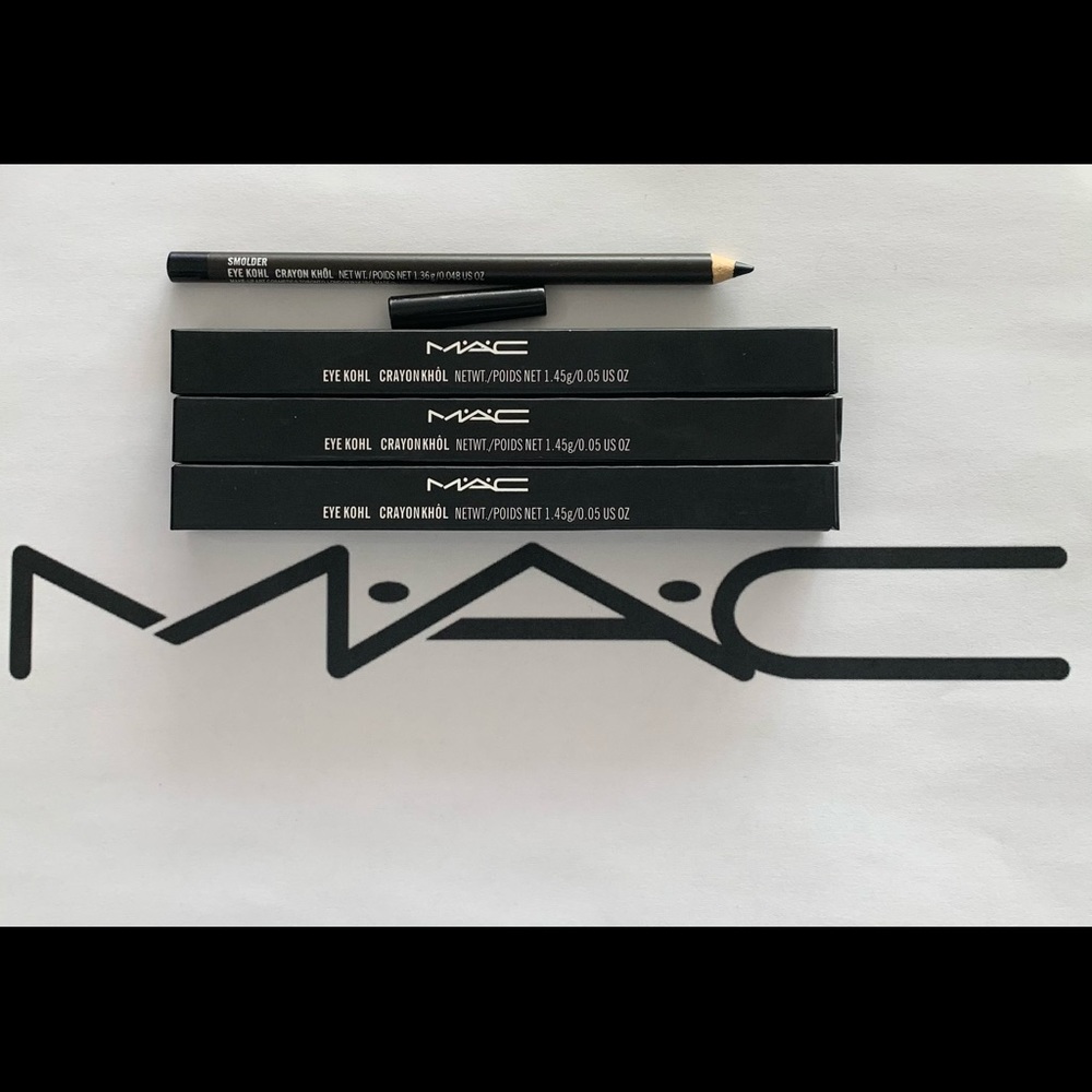 M.A.C 3 BLACK pencil Kohl Eyeliner - SMOLDER